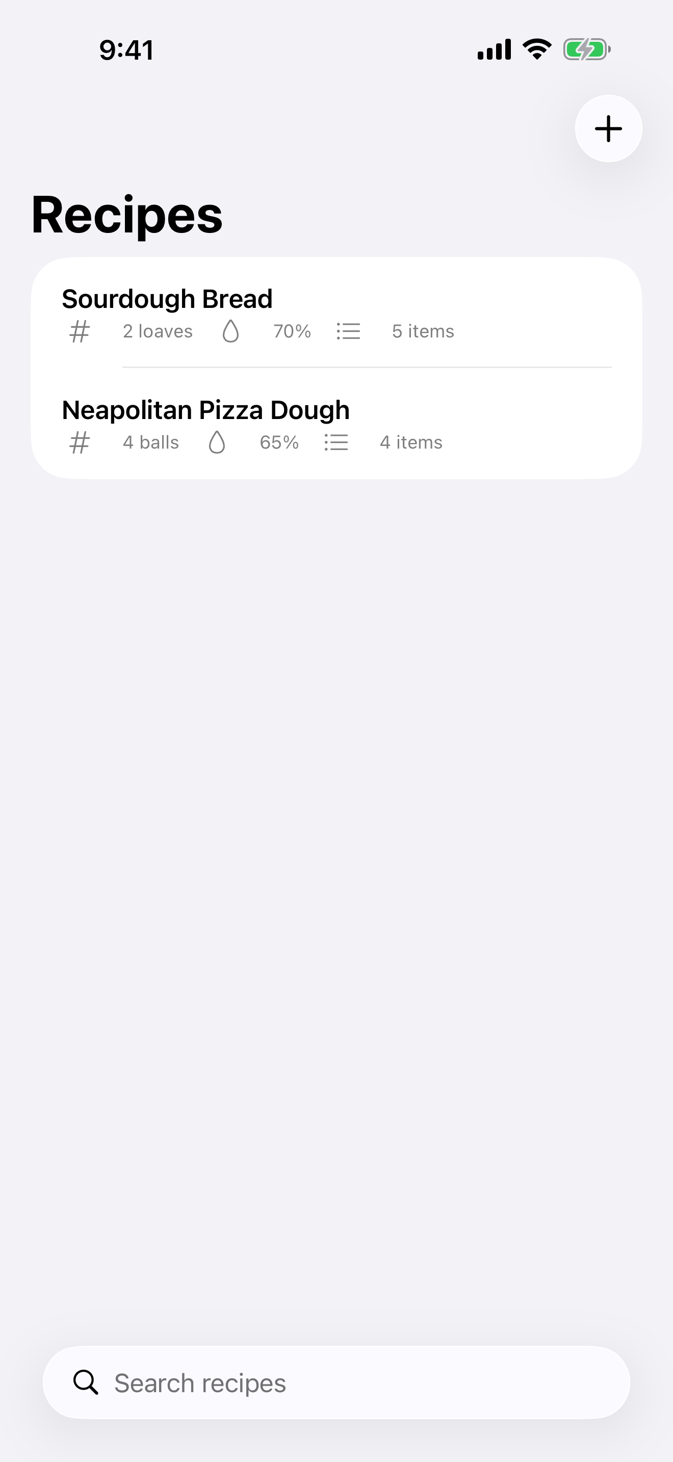 BreadCalc: Baker's Math screenshot 1